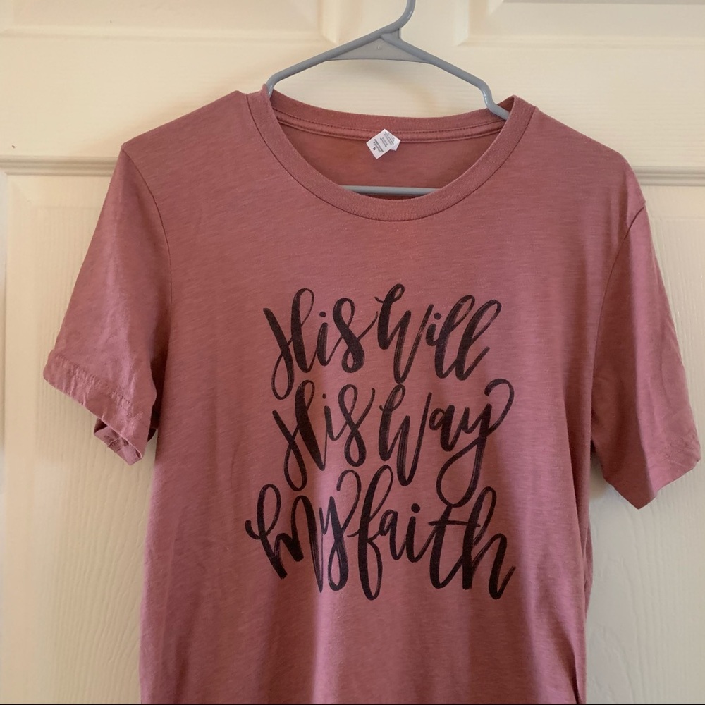 Hand Lettering Religious Tee - Picture 4 of 4